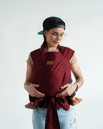 Qookie Evo - Half Buckle Babytrage - Ruby