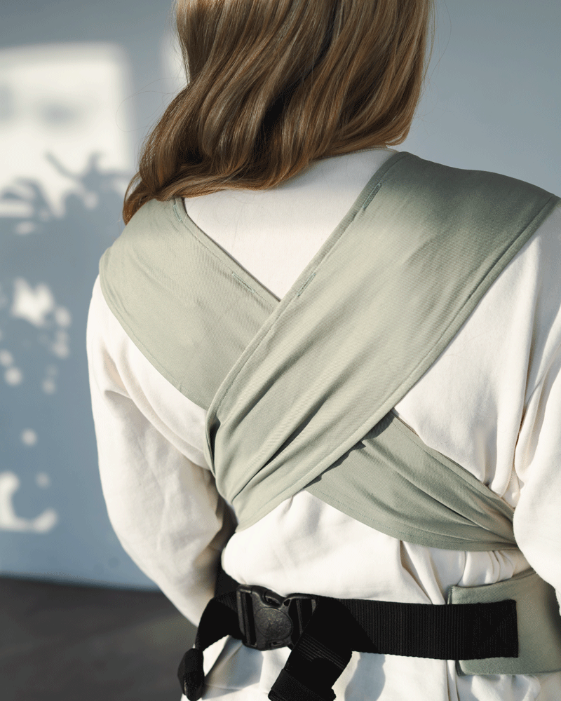 Qookie Evo - Half Buckle Babytrage - Salvia