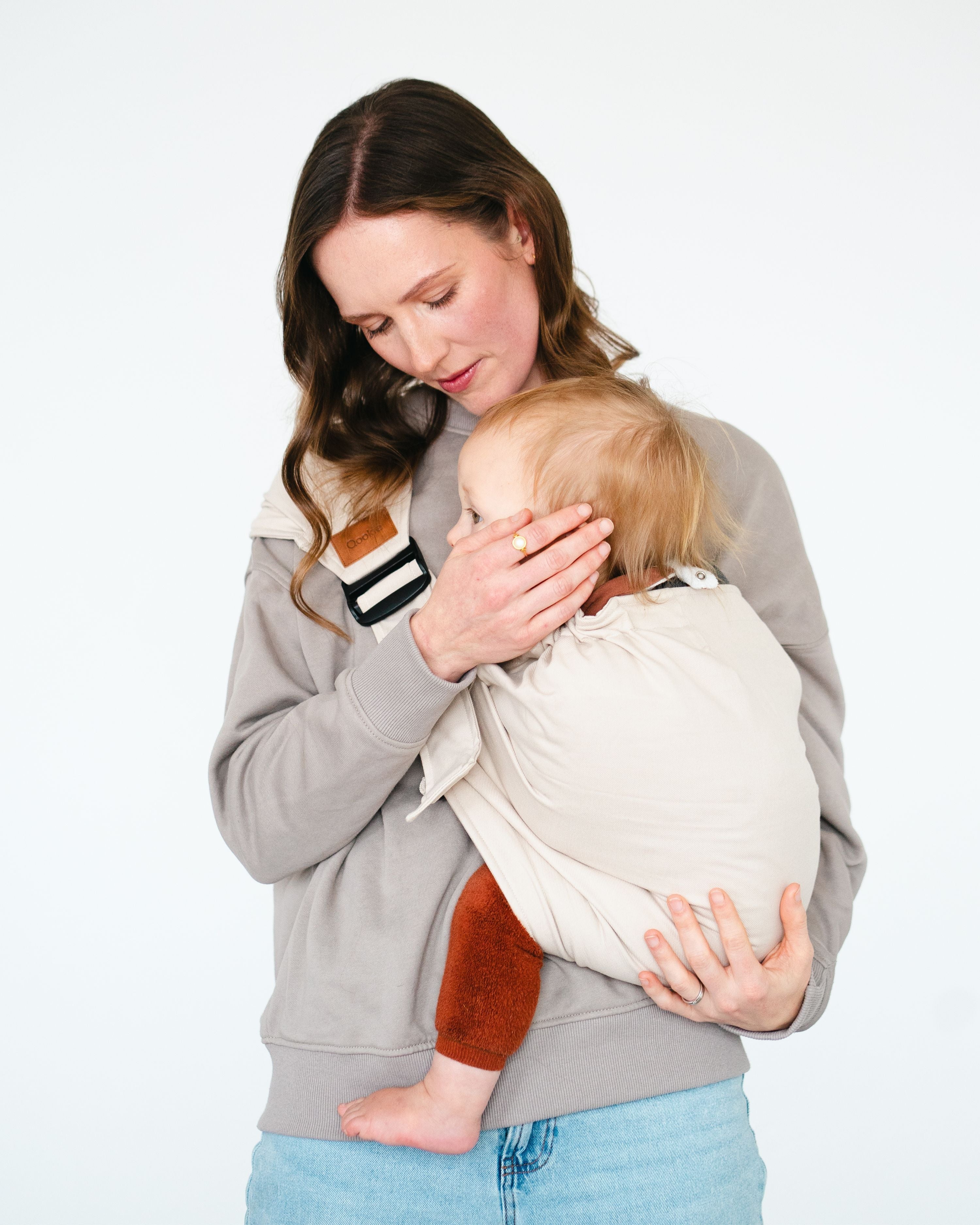 Qookie Go - Hüfttrage - Creme