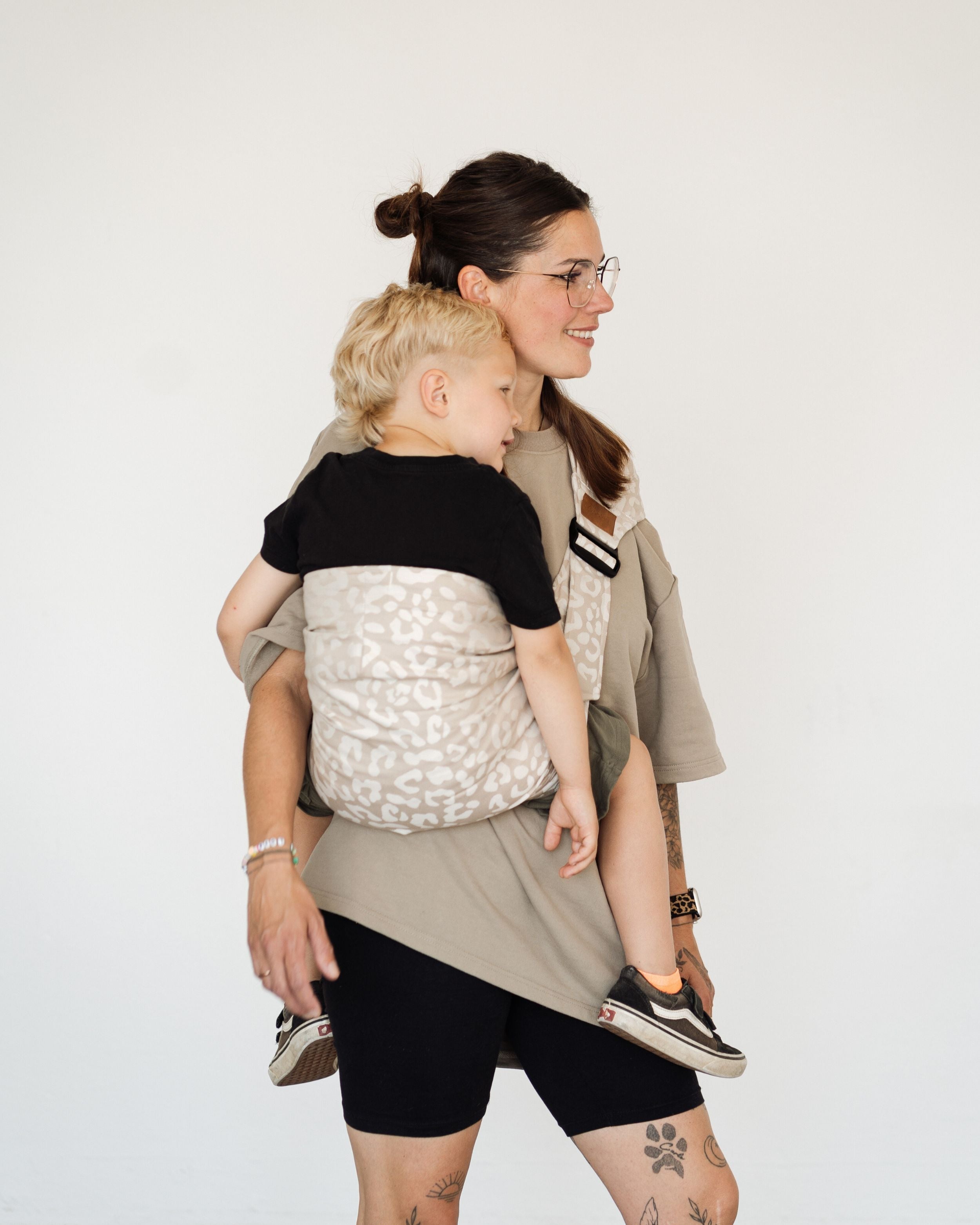 Qookie Go - Hüfttrage - Leo Beige