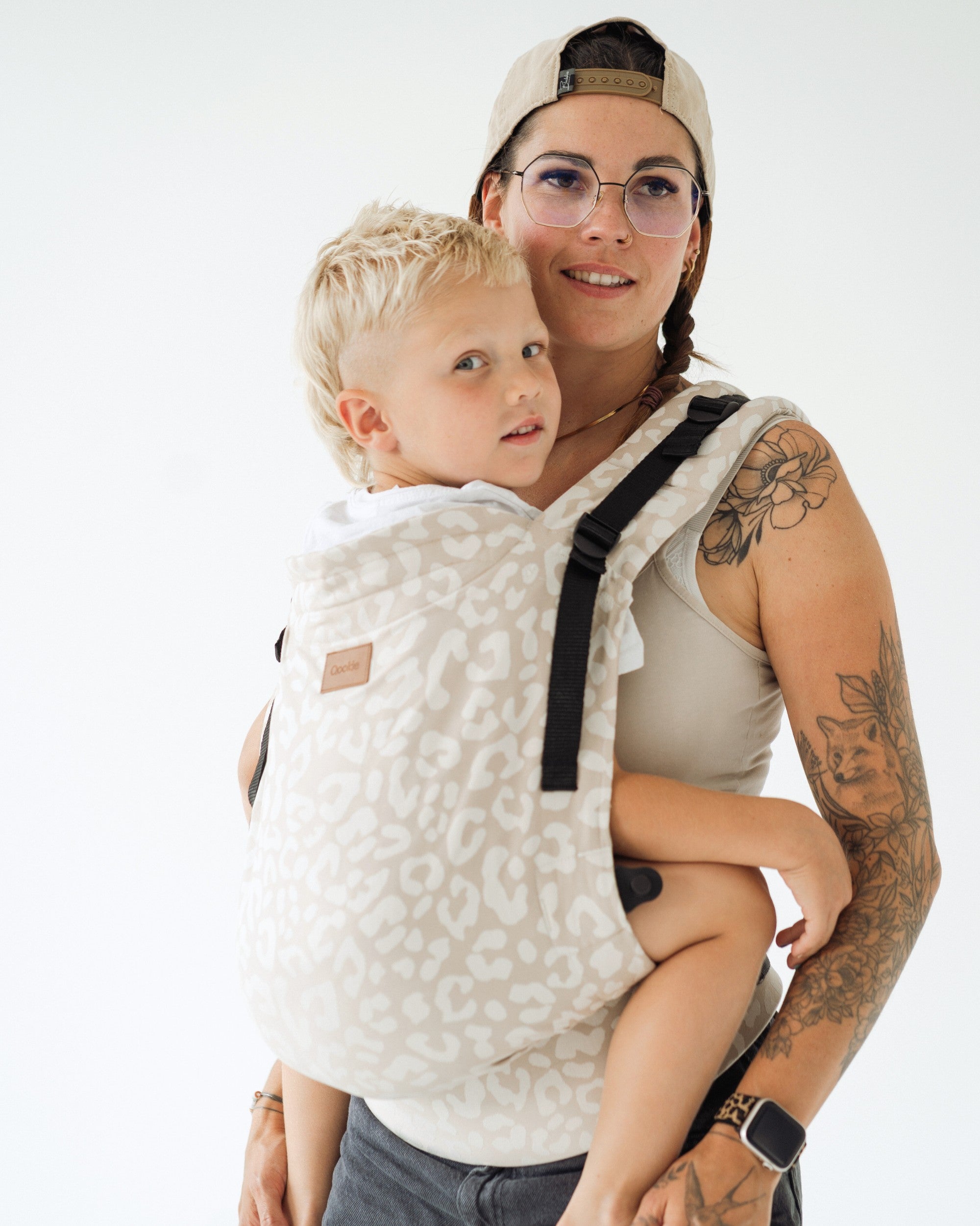 Qookie Ultimo - Toddler Trage - Leo Beige