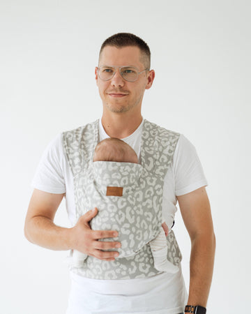 Qookie Vario - Full Buckle Babytrage - Leo Grey