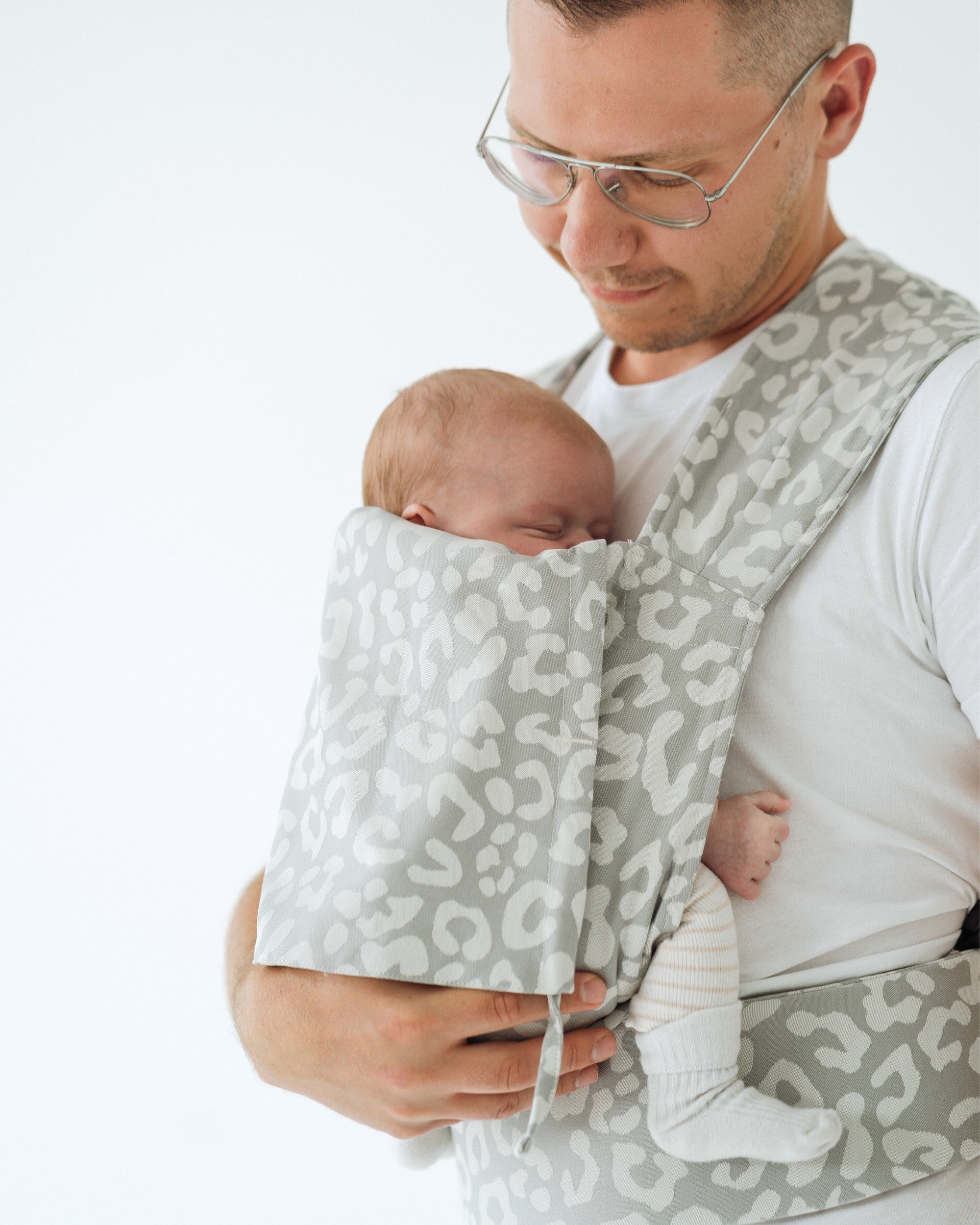 Qookie Vario - Full Buckle Babytrage - Leo Grey