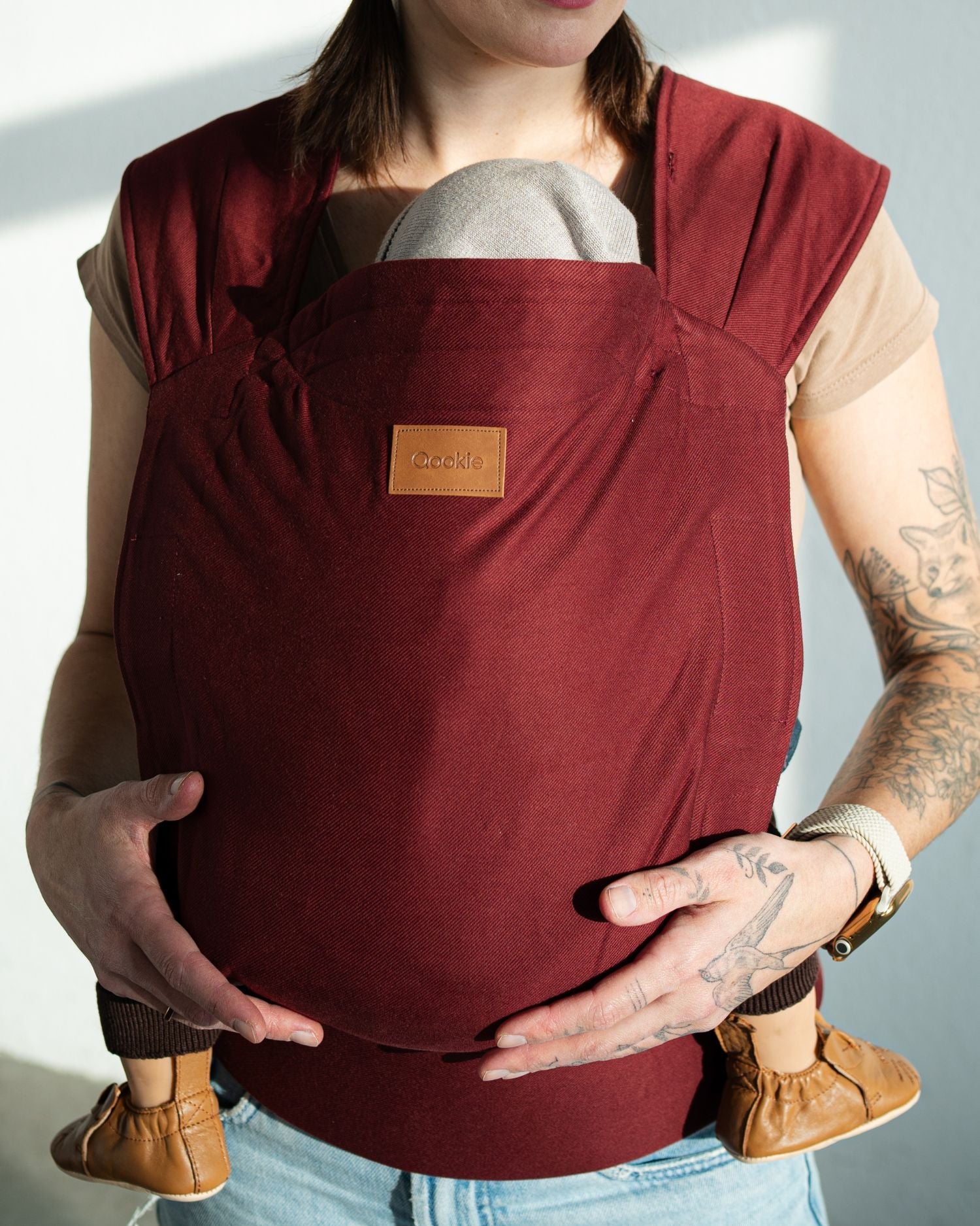 Qookie Vario - Full Buckle Babytrage - Ruby