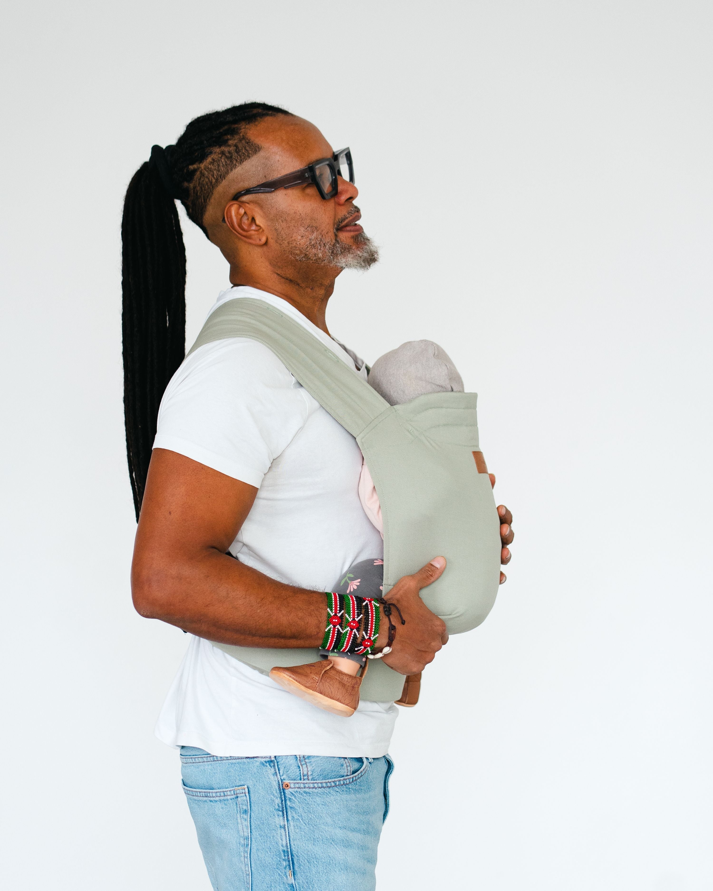 Qookie Vario - Full Buckle Babytrage - Salvia