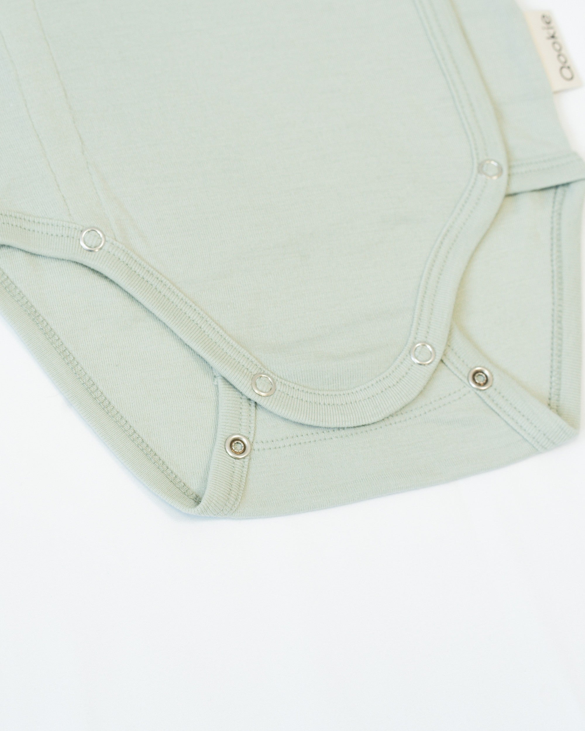 Wolle Seide Wickelbody - Salvia