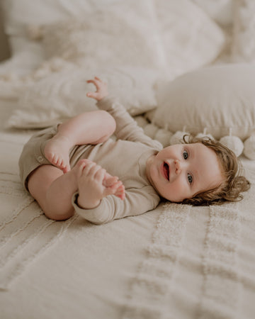 Wolle Seide Body - Clay