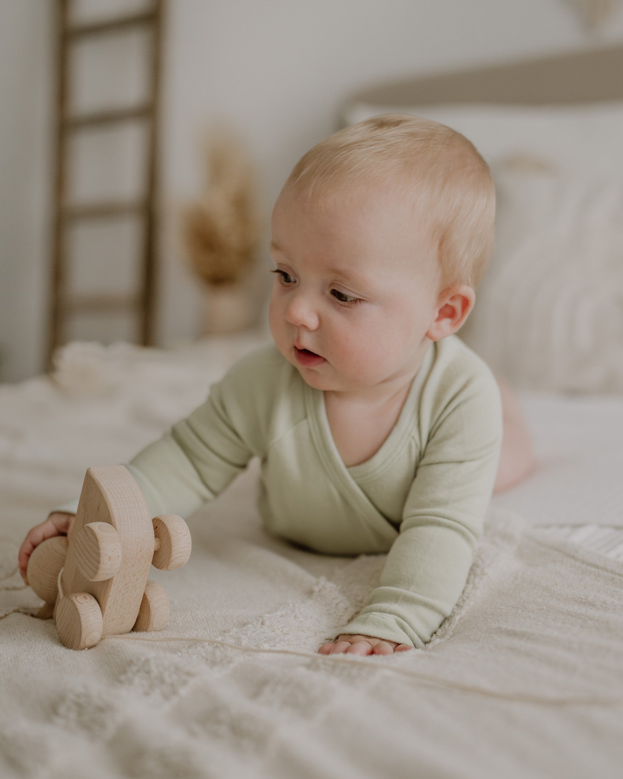 Wolle Seide Wickelbody - 3er Set