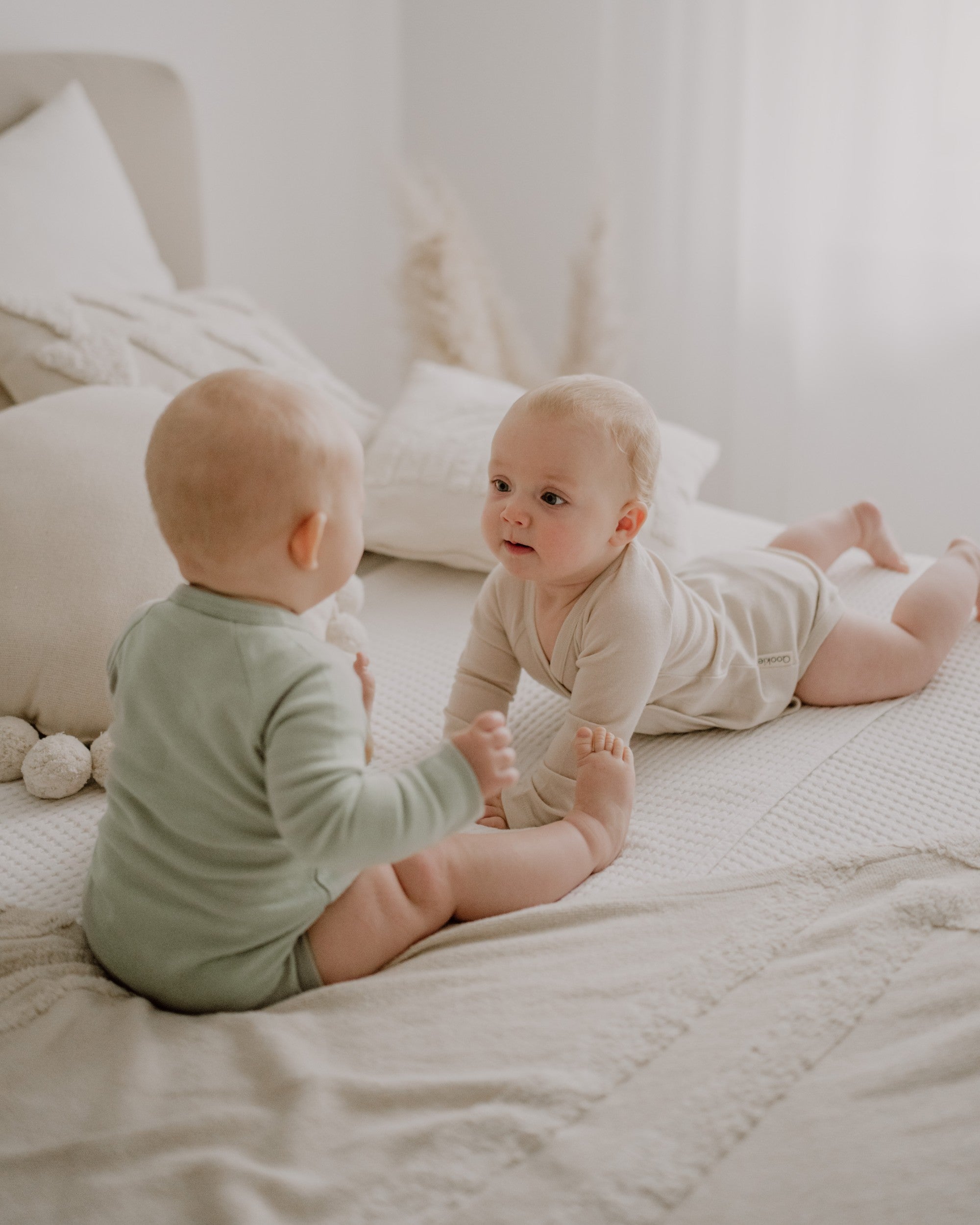 Wolle Seide Wickelbody - 3er Set