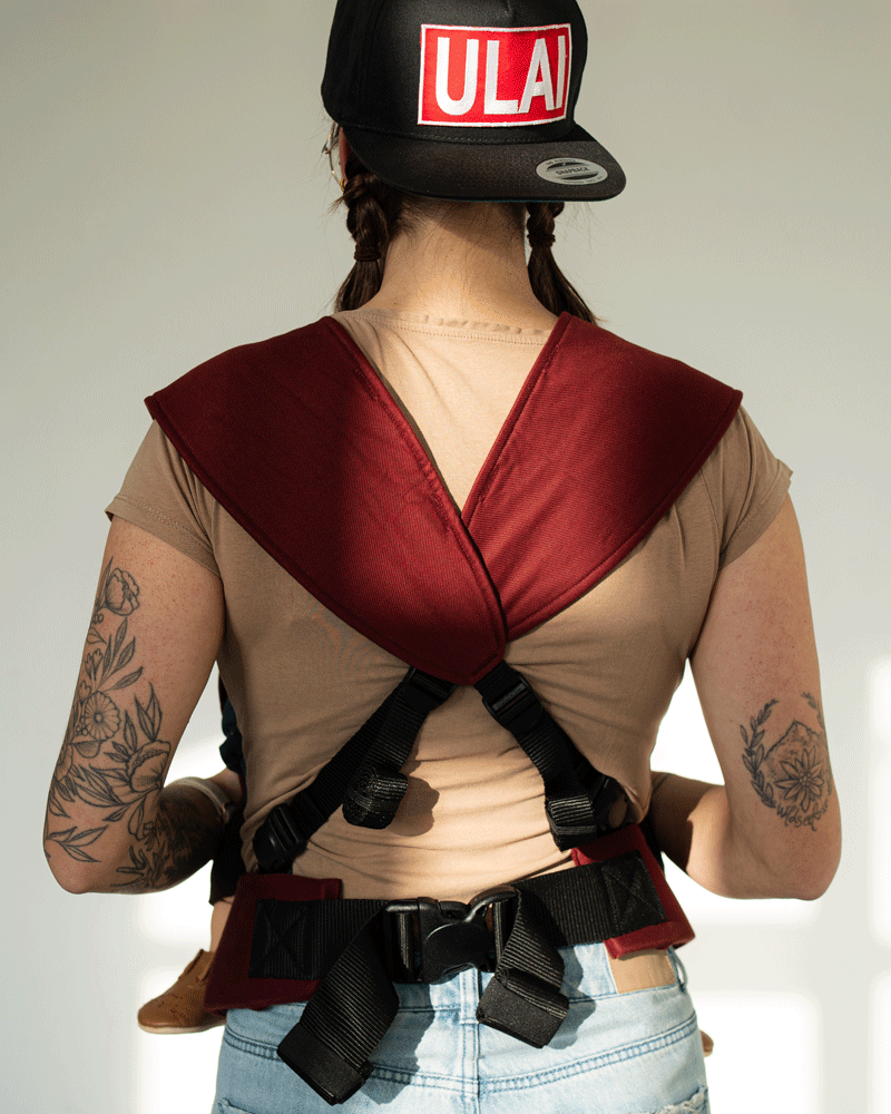 Qookie Vario - Full Buckle Babytrage - Ruby